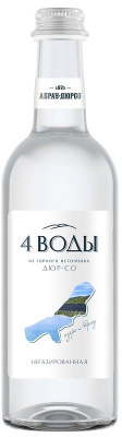 4 Воды 0.375л Вода негаз природная РОССИЯ