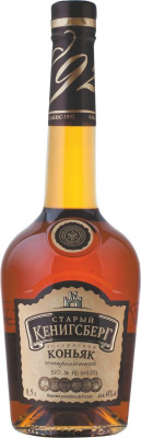 Коньяк Старый Кенигсберг 4 года 40% 0.5л : Альянс РОССИЯ