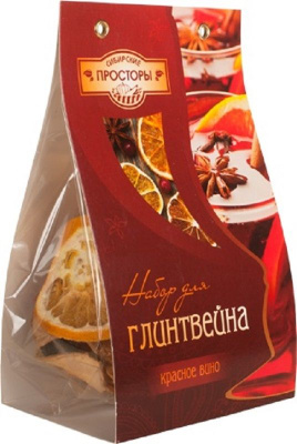 Набор Глинтвейн для красного вина 38гр (СУХОФРУКТЫ И СПЕЦИИ) РОССИЯ