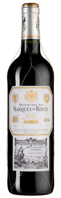 Вино Эредерос Дель Маркес Де Рискаль RESERVA DOC RIOJA Красное Сухое 14% 0.75л ИСПАНИЯ