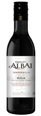 Вино Кастильо де Альбаи Темпранильо DOC RIOJA Красное Сухое 13% 0.187л ИСПАНИЯ