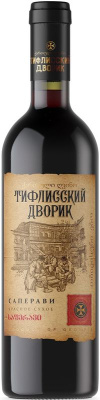 Вино ТИФЛИССКИЙ ДВОРИК Саперави Красное Сухое 12% 0.75л ГРУЗИЯ