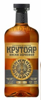 Виски КРУТОЯР Зерновой Ординарный 40% 0.5л : Россия РОССИЯ