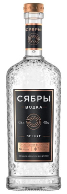 Водка Сябры Де Люкс 40% 0.5л БЕЛАРУСЬ