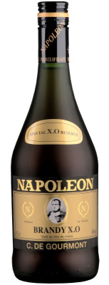 Бренди Наполеон Си де Гурмон ХО 40% 0.7л ФРАНЦИЯ