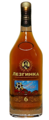 Коньяк Лезгинка КВ 6 лет 40% 0.5л : ККЗ РОССИЯ