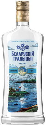 Водка Белорусские Традиции Родниковая 40% 0.45л БЕЛАРУСЬ