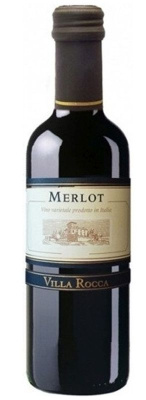 Вино Вилла Рокка Мерло IGT VENETO Красное Сухое 12% 0.25л ИТАЛИЯ
