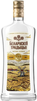 Водка Белорусские Традиции Хлебная 40% 0.45л БЕЛАРУСЬ