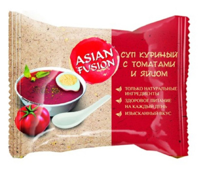 Суп Азиан Фьюжен куриный с томатами и яйцом 12гр КИТАЙ