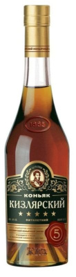 Коньяк Кизлярский 40% 0.5л кругл : ККЗ РОССИЯ