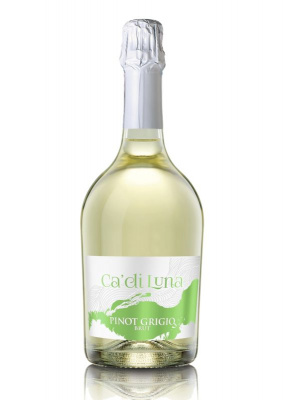 Пино Гриджио Ка Ди Луна DOC Spumante Millesimato Белое БРЮТ Вино Игристое 12% 0.75л ИТАЛИЯ