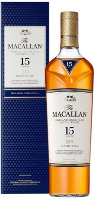 Виски МАКАЛЛАН Дабл Каск 15 лет Scotch Single Malt HIGHLAND 43% 0.7л П/Упак ШОТЛАНДИЯ