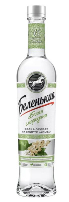 Водка Беленькая Белая Смородина на спирте Альфа 40% 0.5л РОССИЯ