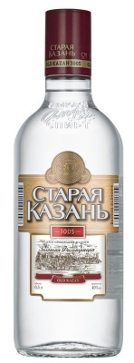 Водка Старая Казань Люкс Золотая фильтрация 40% 0.5л РОССИЯ