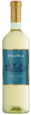 Вино Стелла Белла Пино Гриджио IGT PUGLIA Белое Сухое 12% 0.75л ИТАЛИЯ