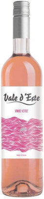 Вино Вале д`Эсте DOC VINHO VERDE Розовое Полусухое 8-10% 0.75л ПОРТУГАЛИЯ