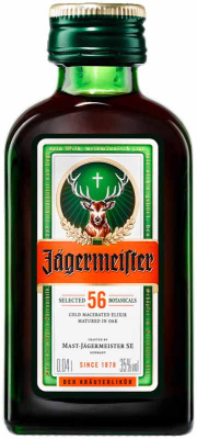 Ликер ЯГЕРМАЙСТЕР Десертный 35% 0.04л ГЕРМАНИЯ