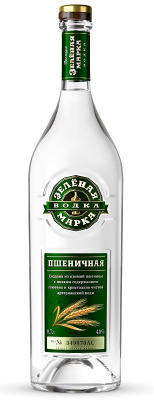 Водка Зеленая Марка Пшеничная 40% 0.7л РОССИЯ