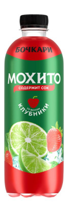 Мохито Клубника 0.5л пэт Напиток сильногазированный безалкогольный РОССИЯ
