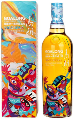 Виски ГОАЛОНГ Риверсайд Single Malt Whiskey 40% 0.7л П/Упак КИТАЙ