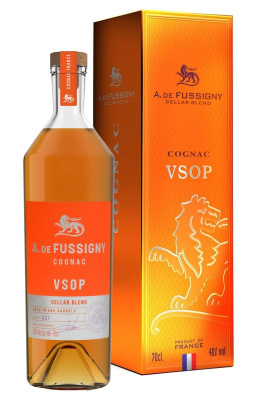 Коньяк А. Де Фуссиньи Селлар Бленд VSOP 40% 0.7л П/Упак ФРАНЦИЯ