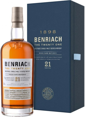 Виски БЕНРИАХ 21 год Scotch Single Malt 46% 0.7л П/Упак ШОТЛАНДИЯ