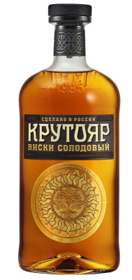 Виски КРУТОЯР Солодовый Ординарный 40% 0.7л : Россия РОССИЯ