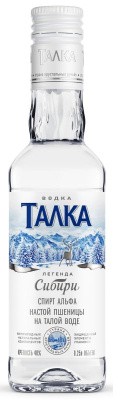Водка Талка 40% 0.25л РОССИЯ