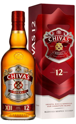 Виски ЧИВАС РИГАЛ 12 лет Scotch Blended 40% 0.7л П/Упак ШОТЛАНДИЯ
