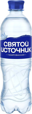Святой Источник 0.5л Вода питьевая газ природная РОССИЯ