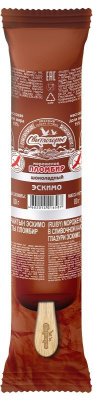 БЗМЖ Мороженое Эскимо Шоколад 80гр Свитлогорье РОССИЯ