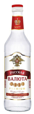 Водка Русская Валюта 38% 0.5л РОССИЯ
