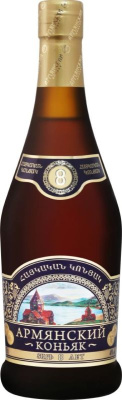 Коньяк Армянский КВВК 8 лет 40% 0.5л : ЗАО МАП АРМЕНИЯ