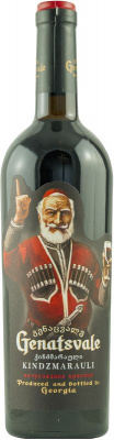Вино ГЕНАЦВАЛЕ Киндзмараули KAKHETI Красное Полусладкое 12% 0.75л : Бесини ГРУЗИЯ