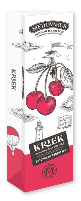 Медовуха Хмельной Мед Вишневый Крик фильтр 5.5% 1л пэт Медоварус РОССИЯ