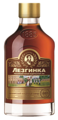 Коньяк Лезгинка КВ 6 лет 40% 0.1л : ККЗ РОССИЯ