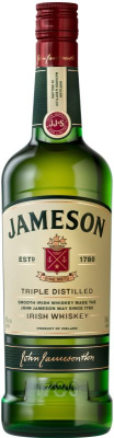Виски ДЖЕМЕСОН Irish Whiskey 40% 0.75л ИРЛАНДИЯ