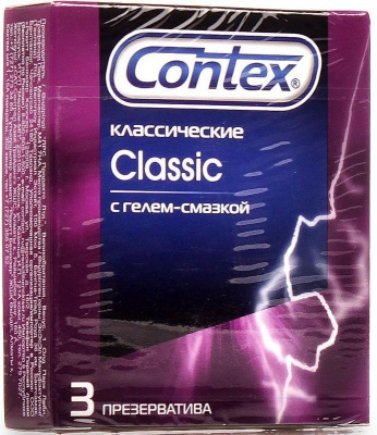 Презервативы Контекс №3 Классические 3шт ВЕЛИКОБРИТАНИЯ