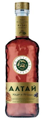 Настойка полусладкая Алтай Кедр и Ягоды 35% 0.5л РОССИЯ