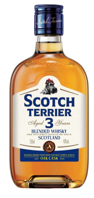 Виски СКОТЧ ТЕРЬЕР Scotch Blended 40% 0.25л ШОТЛАНДИЯ (розлив Россия)