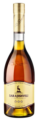 Коньяк Сараджишвили 3 года 40% 0.5л ГРУЗИЯ