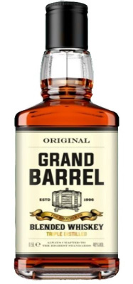 Виски ГРАНД БАРРЕЛЬ Блендед Зерновой Original Blend 40% 0.5л БЕЛАРУСЬ