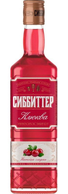 Настойка сладкая Сиббиттер Клюква 20% 0.5л РОССИЯ