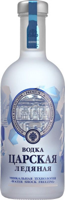 Водка Царская Ледяная 40% 0.5л : Ладога РОССИЯ