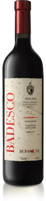 Вино Бонакки Бадеско Россо IGT TOSCANA Красное Сухое 14% 0.75л ИТАЛИЯ