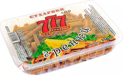 777 Гренки со вкусом Сыра 150гр РОССИЯ