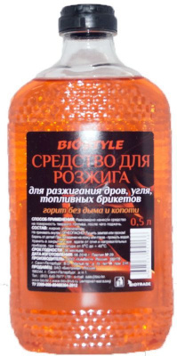 Средство для розжига ''Биостайл'' 0,5л РОССИЯ